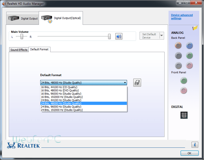 realtek hd audio driver windows 10 pro free download
