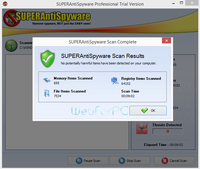 SuperAntiSpyware Professional Free