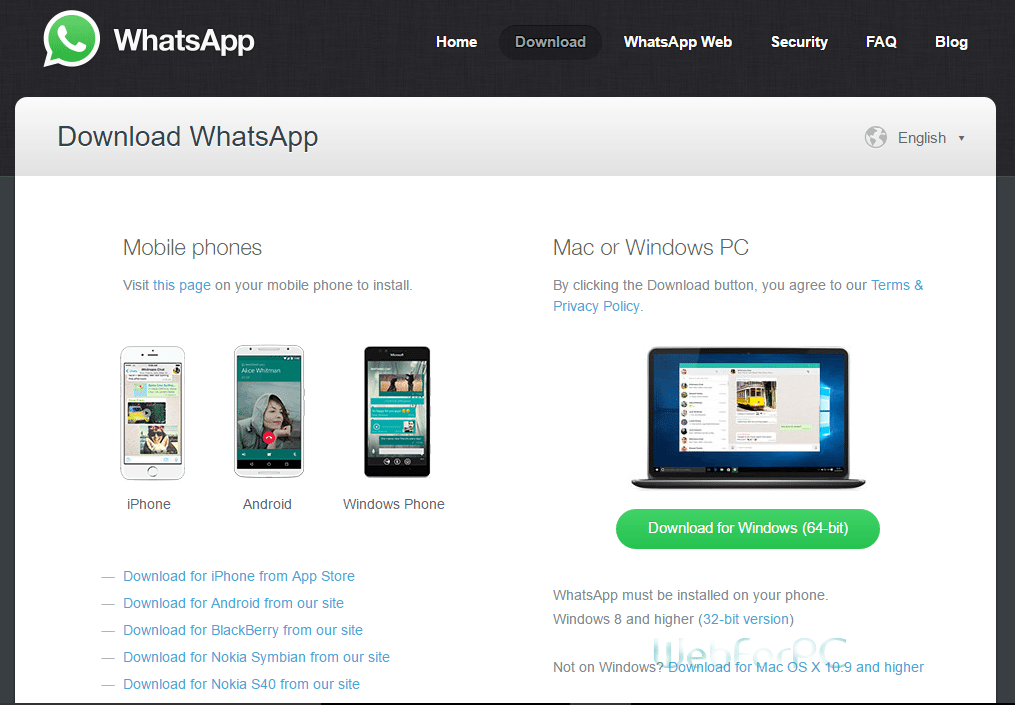 whatsapp download for pc windows 7 free download 32 bit