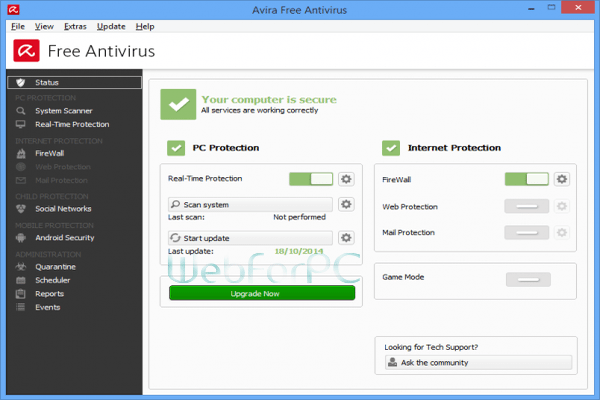 Avira Free Antivirus Download for Windows