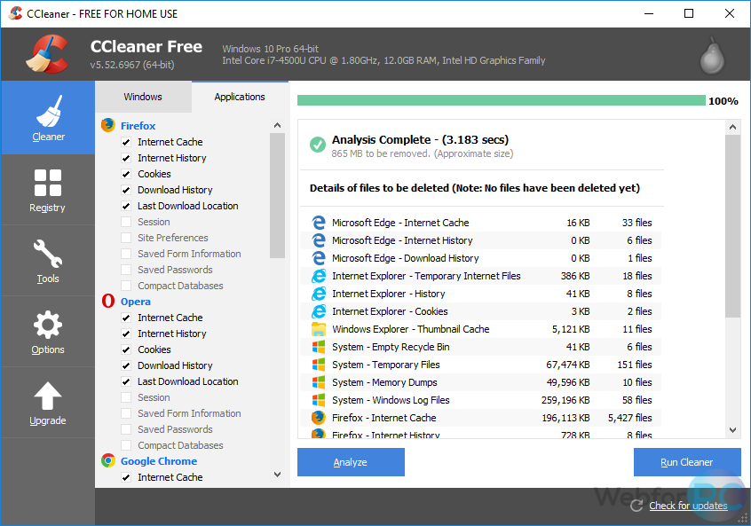 ccleaner latest version for pc free download