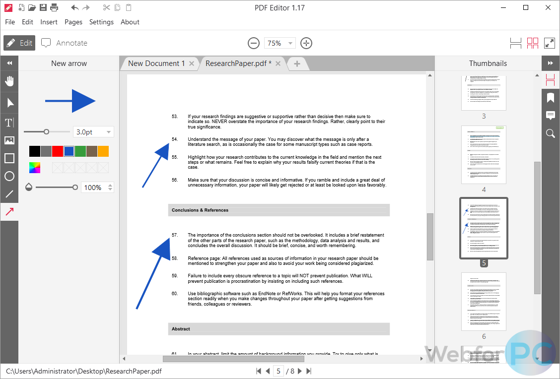 Icecream PDF Editor 1.17 - Download For Windows - WebForPC